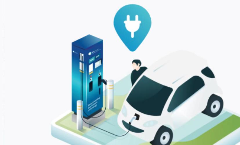 sp mobility ev charging station